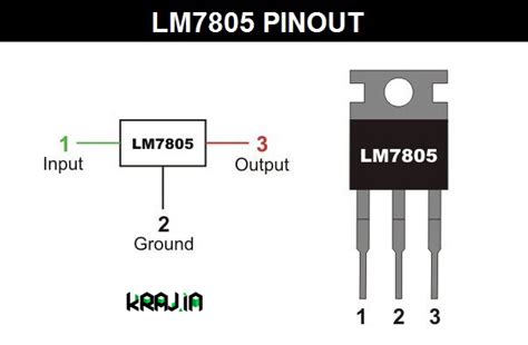 5V Power Supply using 7805 IC with Circuit Diagram and Simulation | Kraj