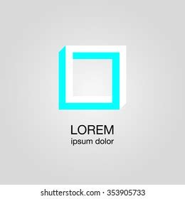 Optical Illusion Logo Template Vector Stock Vector (Royalty Free ...