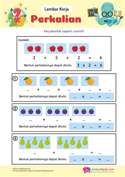 Penjumlahan berulang perkalian 2 – Artofit