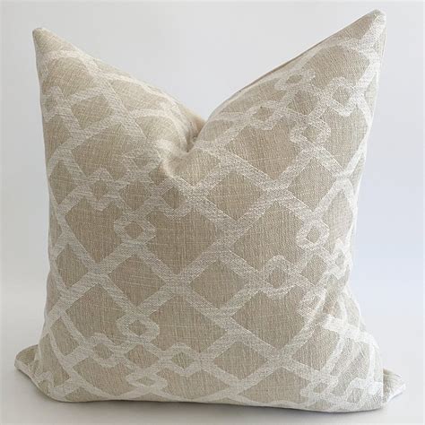 Lacy Linen Pillow Cover