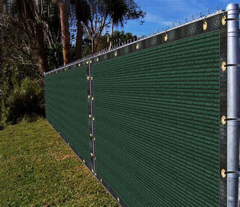 Buy Ifenceview 6'x100' Green Shade Cloth Fence Privacy Screen Fence Cover Mesh Net for ...