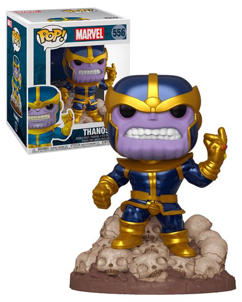 Funko POP! Marvel #556 Thanos With Infinity Gauntlet (Metallic) Super ...