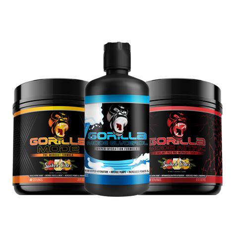 Gorilla Mode + Nitric + Liquid Glycerol Bundle – Gorilla Mind