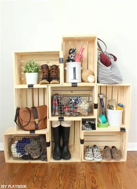 Easy DIY Crate Storage Shelves | The DIY Playbook