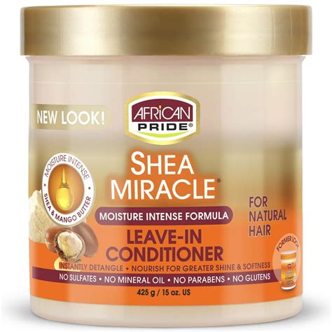 African Pride Shea Miracle Moisture Intense Leave-In Conditioner - For ...