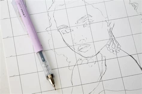 Introduction to Portrait Art Using The Grid Drawing Method - Tombow USA Blog