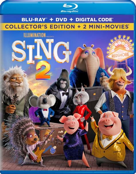 Sing 2 [Includes Digital Copy] [Blu-Ray/Dvd] [2021] - Big Apple Buddy