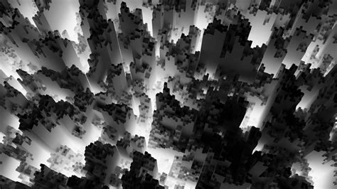 Blender 3D Monochrome Wallpaper, HD Abstract 4K Wallpapers, Images and ...