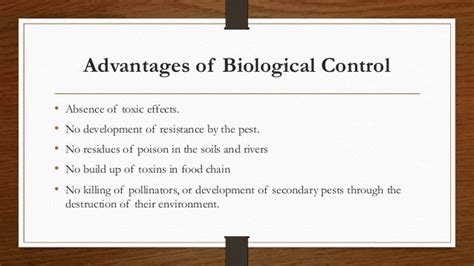 Biological Control