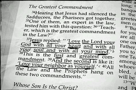 The Greatest Commandment - BRETT J. ANDERSON