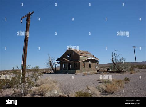 Ludlow Ghost Town, California Stock Photo - Alamy