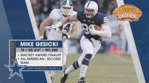 Mike Gesicki Senior Bowl Highlights