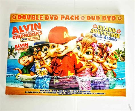 Alvin and Chipmunks 2 DVD Box Set Chipwrecked Island Adventure Kids Family - DVD, HD DVD & Blu-ray