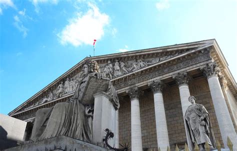 The French National Assembly , Paris, France Stock Photo - Image of ...