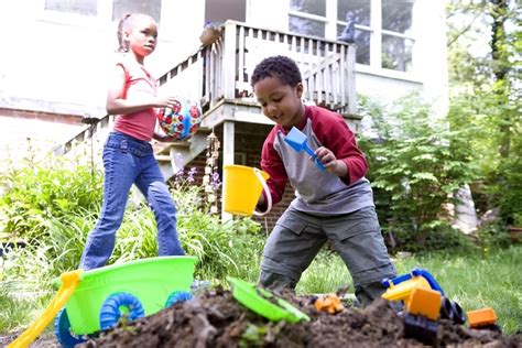 Free picture: African American, children, play, outside