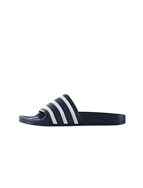 Shop adidas Originals Adilette Sandal Mens Navy/White | Studio 88