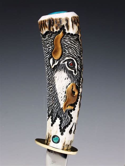 Pin by Gabe McCauley on sgian dubh | Antler crafts, Bone carving, Carving