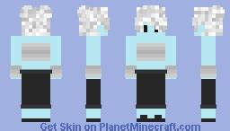 Blue Oni Girl Minecraft Skin