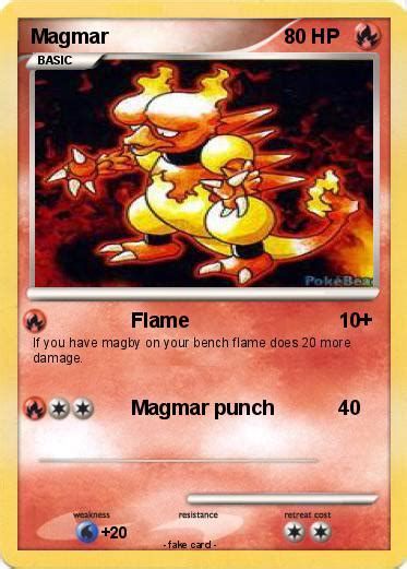 Pokémon Magmar 160 160 - Flame - My Pokemon Card