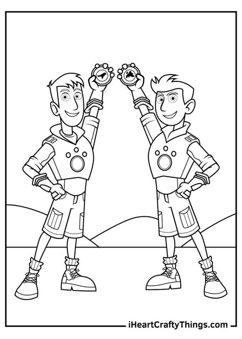 Wild Kratts Coloring Pages | Wild kratts, Coloring pages, Easy coloring ...