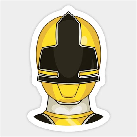 Yellow Samurai Ranger - Power Rangers - Sticker | TeePublic