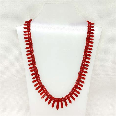 Silver - Necklace Coral - Catawiki