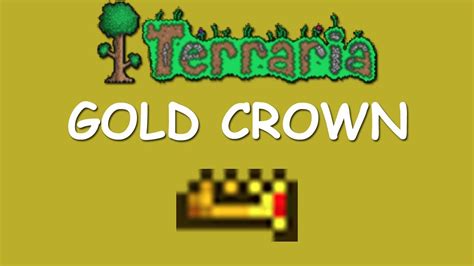 Terraria - Gold Crown - YouTube