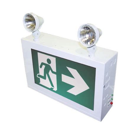 Running-Man-Signs Combos-by-Brand Stanpro for Emergency Lighting Systems | Stanpro