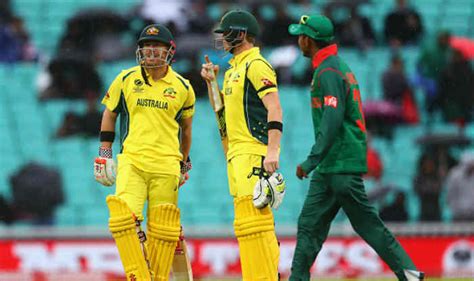 Australia vs Bangladesh Highlights, ICC Champions Trophy 2017: Teams share points after game is ...