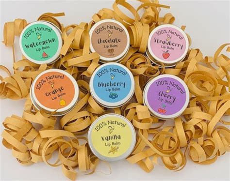 Natural Lip Balm - Etsy UK