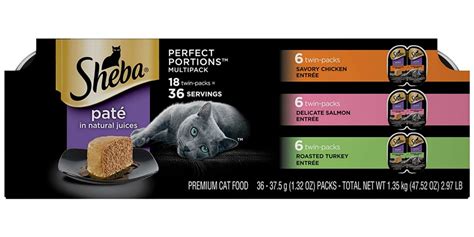 Save on 18-pack of Sheba Perfect Portions Cat Food - Savings Done Simply