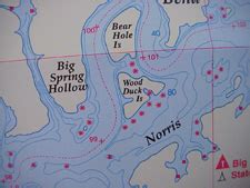 NorrisLakeInfo.Com - Norris Lake topographical maps Lake Maps Map for ...