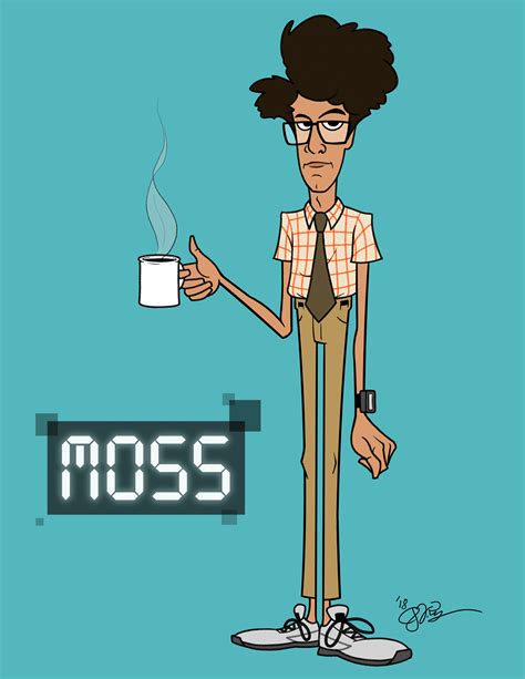 "The IT Crowd: Moss" - character design :: Behance