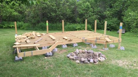 How i built my floating deck on uneven ground – Artofit