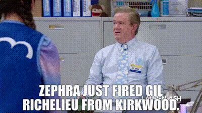 YARN | Zephra just fired Gil Richelieu from Kirkwood. | Superstore (2015) - S06E12 Customer ...