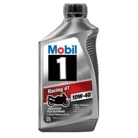 MOBIL 1 RACING 4T FULL SYNTHETIC MOTOR OIL - Aviation Parts Inc.