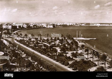 Libya - Tripoli - The seafront / Waterfront Stock Photo - Alamy