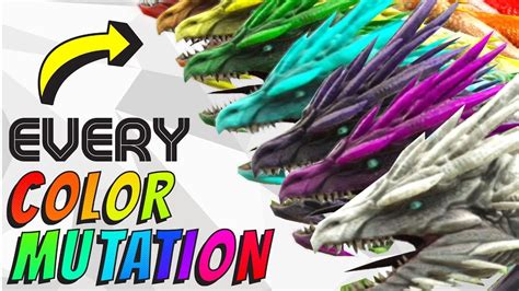 Ark Dino Color Chart