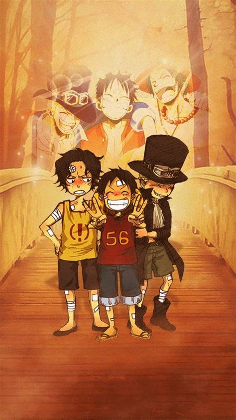 Ace luffy et Sabo fond écran mes amours ️ one pièce | Ace and luffy ...