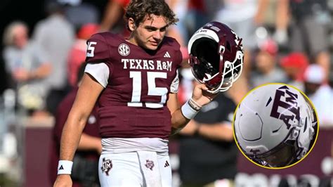 Cameras catch Texas A&M quarterback Conner Weigman's mid-game puke against Notre Dame