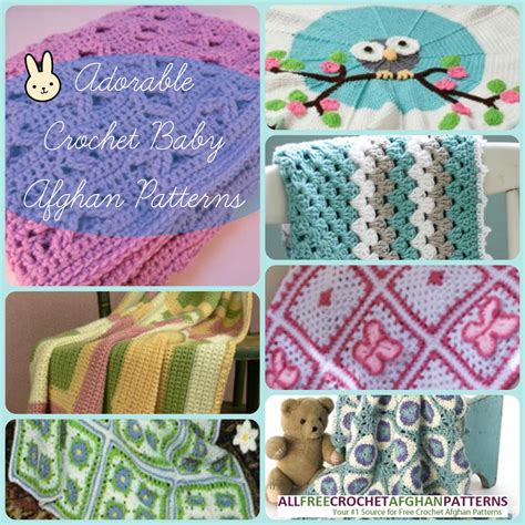 34 Adorable Crochet Baby Afghan Patterns | AllFreeCrochetAfghanPatterns.com