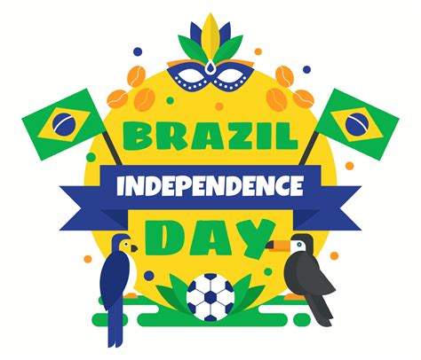 Brazil Independent Day Vector 235361 Vector Art at Vecteezy