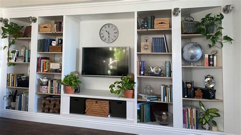 An IKEA Billy bookcase hack inspired this cute media wall DIY | Real Homes