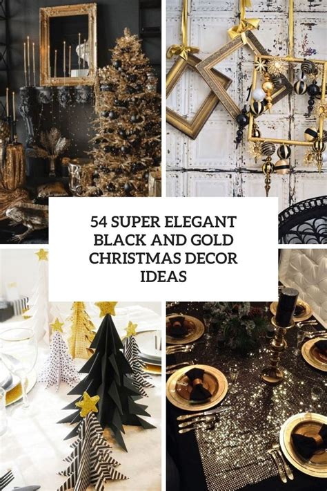 Black And Gold Christmas Decorations Ideas 2022 – Christmas 2022 Update