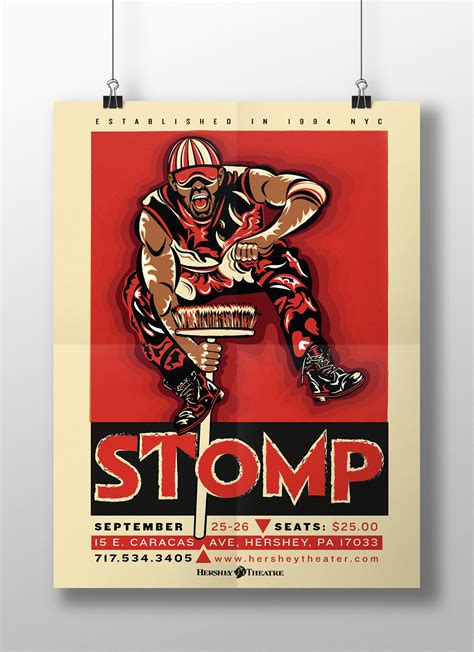 Stomp Poster on Behance