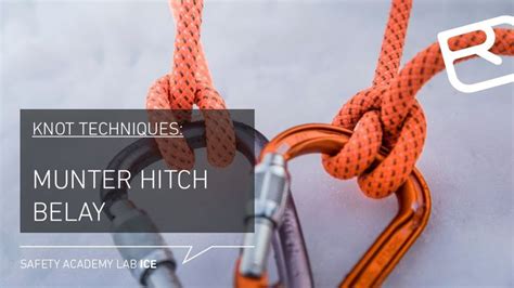 Munter hitch: Guide to the Munter hitch belay (HMS) on high alpine tours – Tutorial (7/18) | LAB ...