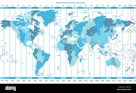 World Time Zone Map