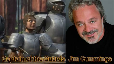 Character and Voice Actor - Shrek - Captain of the Guards - Jim Cummings - YouTube