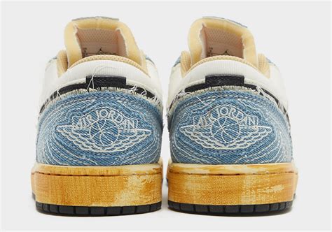 Air Jordan 1 Low Sashiko Denim FN7670-493