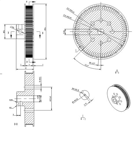 60 Tooth GT2-6mm Timing Belt Pulley Studica Robotics, 52% OFF